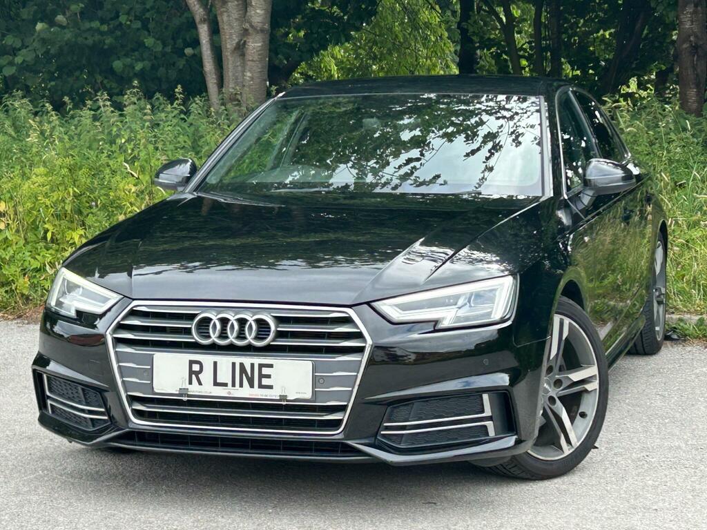 Audi A4 2.0 Tdi S Line S Tronic Euro 6 Ss DF66WRT Black #6