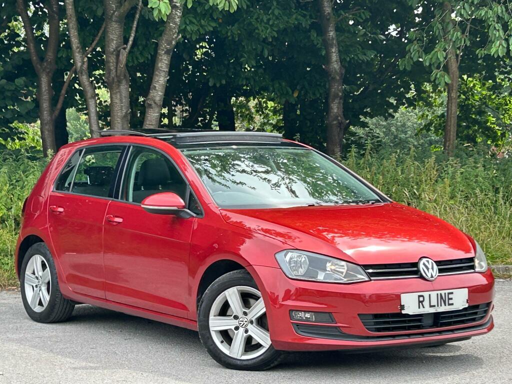 Volkswagen Golf 2.0 Tdi Bluemotion Tech Match Dsg Euro 5 Ss Red #2