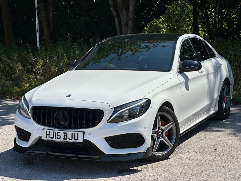 Mercedes-Benz C Class 1.6 C200 Bluetec Amg Line G-tronic Euro 6 Ss 4 White #5