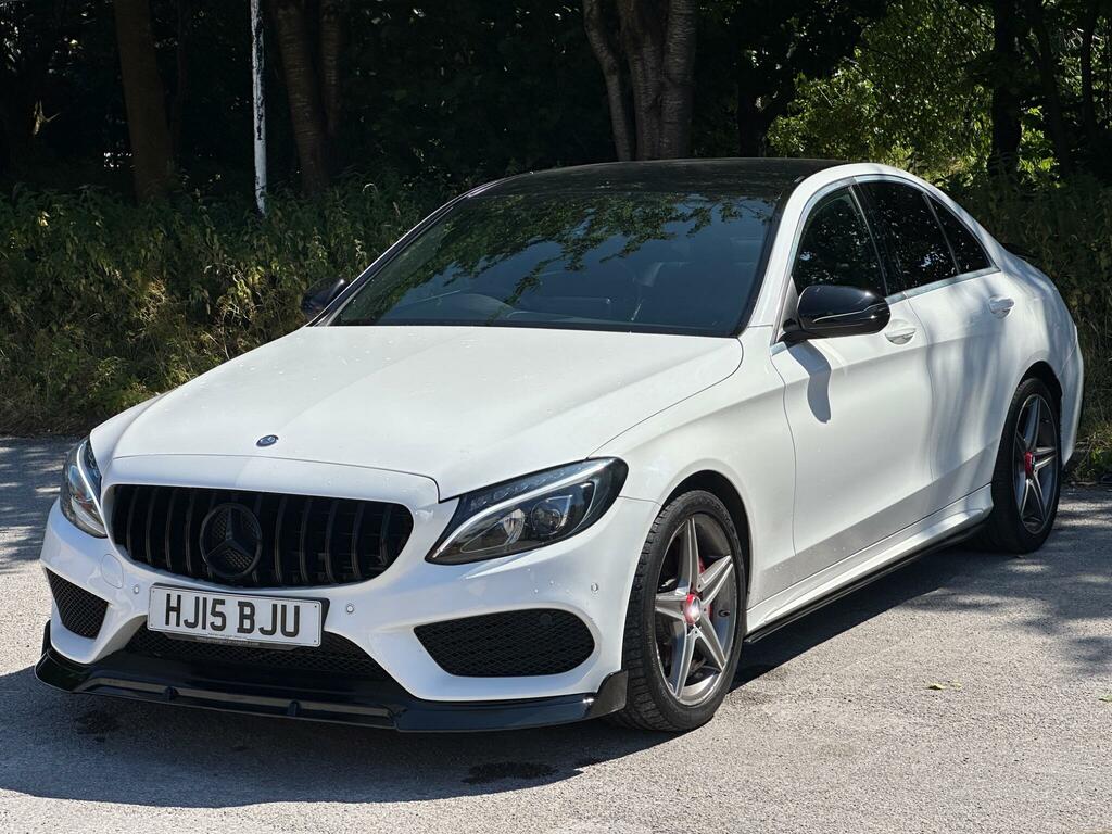 Mercedes-Benz C Class 1.6 C200 Bluetec Amg Line G-tronic Euro 6 Ss 4 White #4