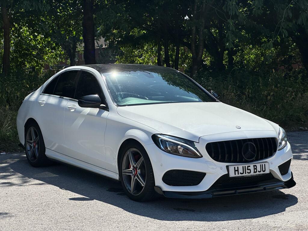Mercedes-Benz C Class 1.6 C200 Bluetec Amg Line G-tronic Euro 6 Ss 4 White #2