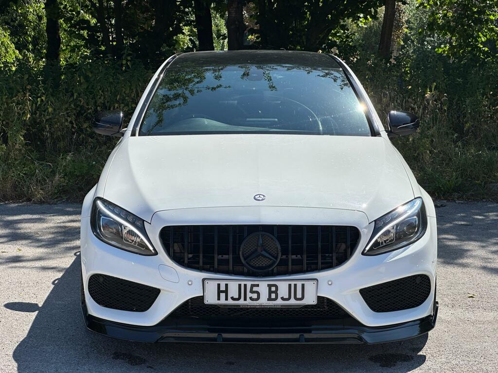 Mercedes-Benz C Class 1.6 C200 Bluetec Amg Line G-tronic Euro 6 Ss 4 White #3