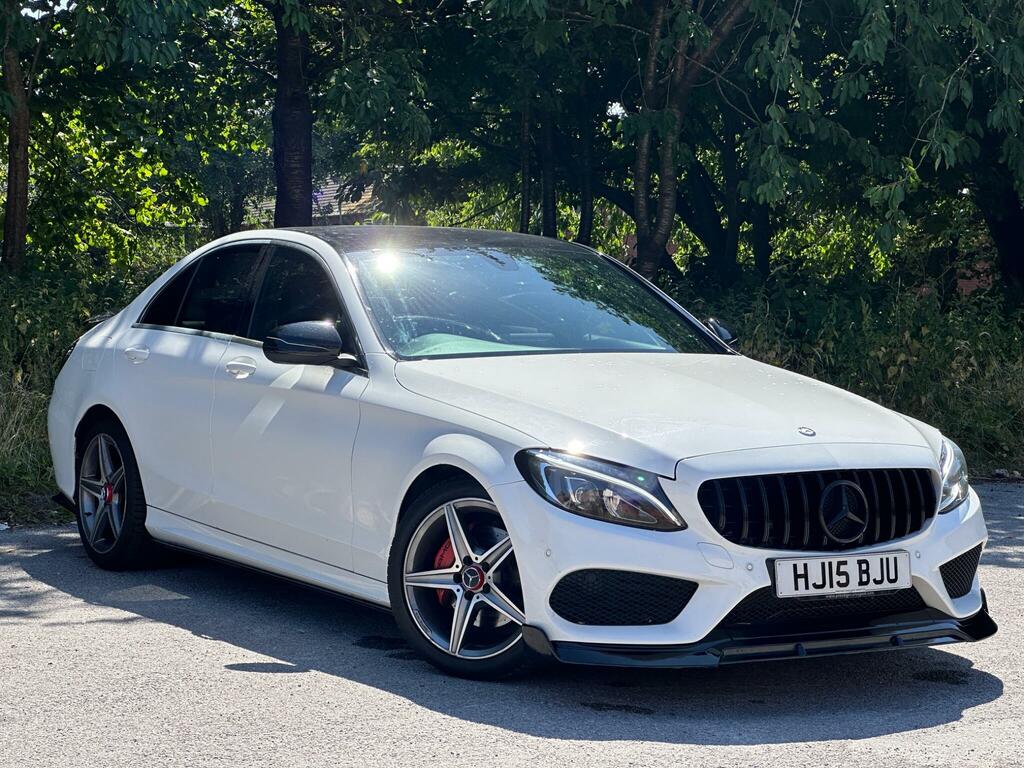 Mercedes-Benz C Class 1.6 C200 Bluetec Amg Line G-tronic Euro 6 Ss 4 White
