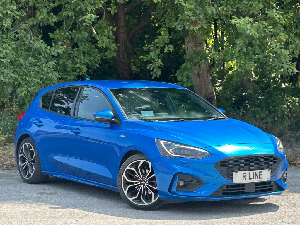 Ford Focus 1.5 Ecoblue St-line X Euro 6 Ss EG68NZZ Blue #2