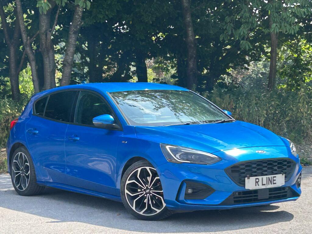 Ford Focus 1.5 Ecoblue St-line X Euro 6 Ss EG68NZZ Blue #4