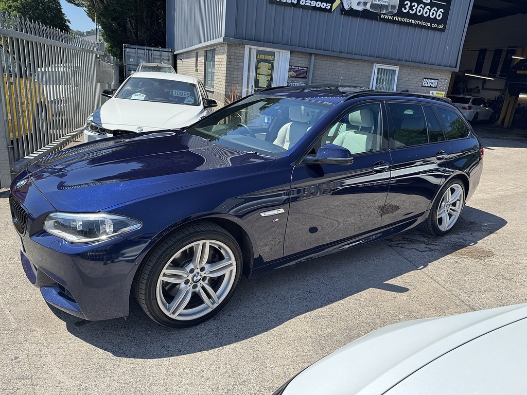 BMW 5 Series 530D M Sport Blue #2