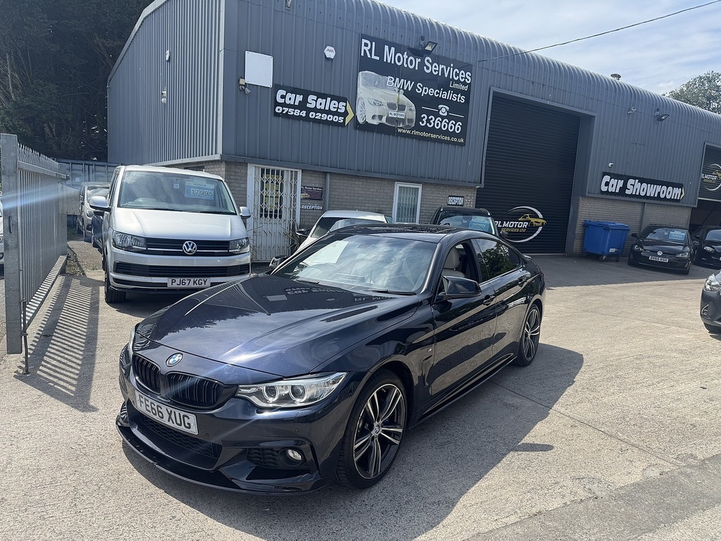 BMW 4 Series Gran Coupe 435D M Sport Black #3