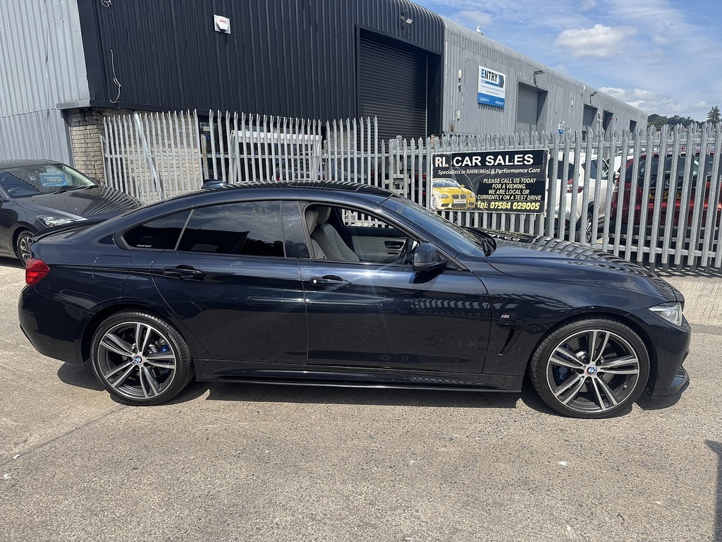 BMW 4 Series Gran Coupe 435D M Sport Black #4