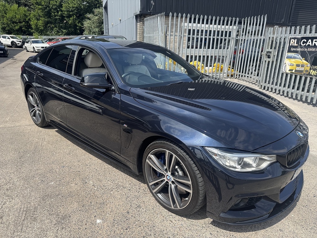 BMW 4 Series Gran Coupe 435D M Sport Black #2