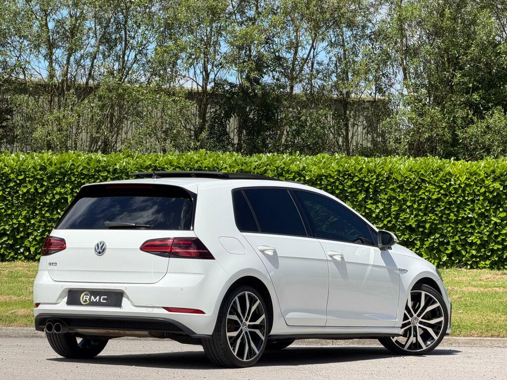 Volkswagen Golf Gtd White #3