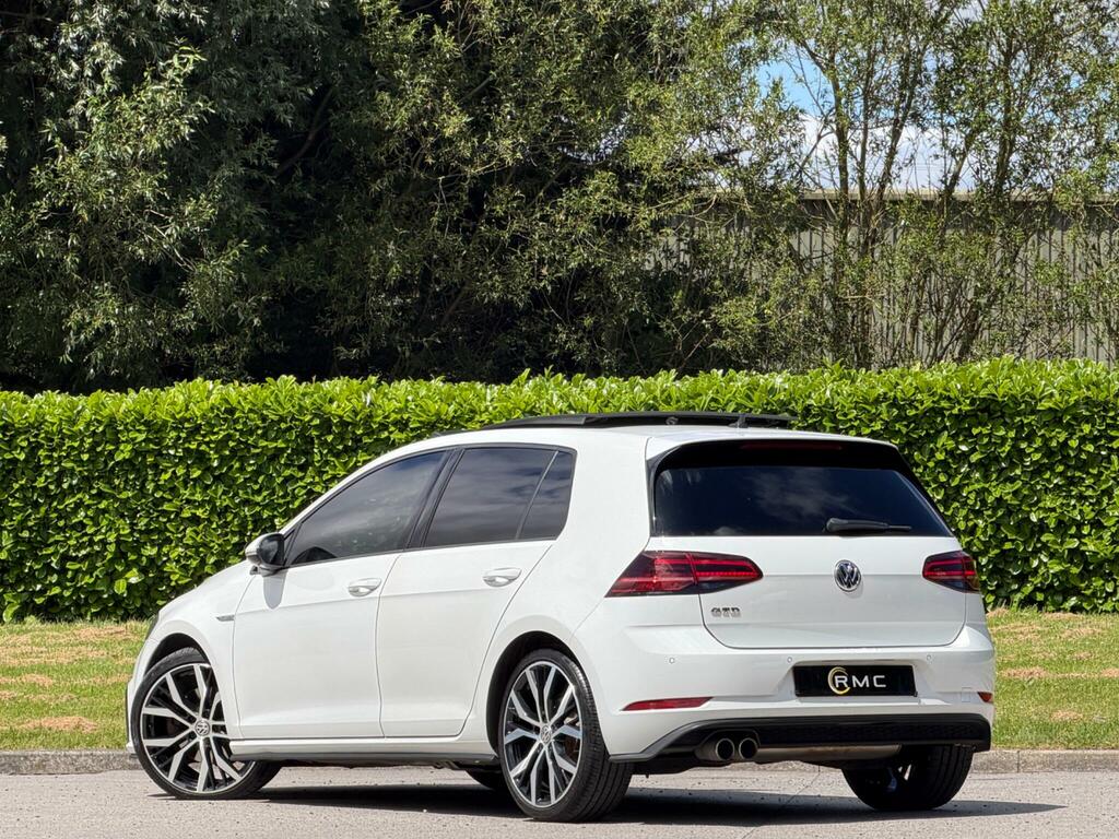 Volkswagen Golf Gtd White #5