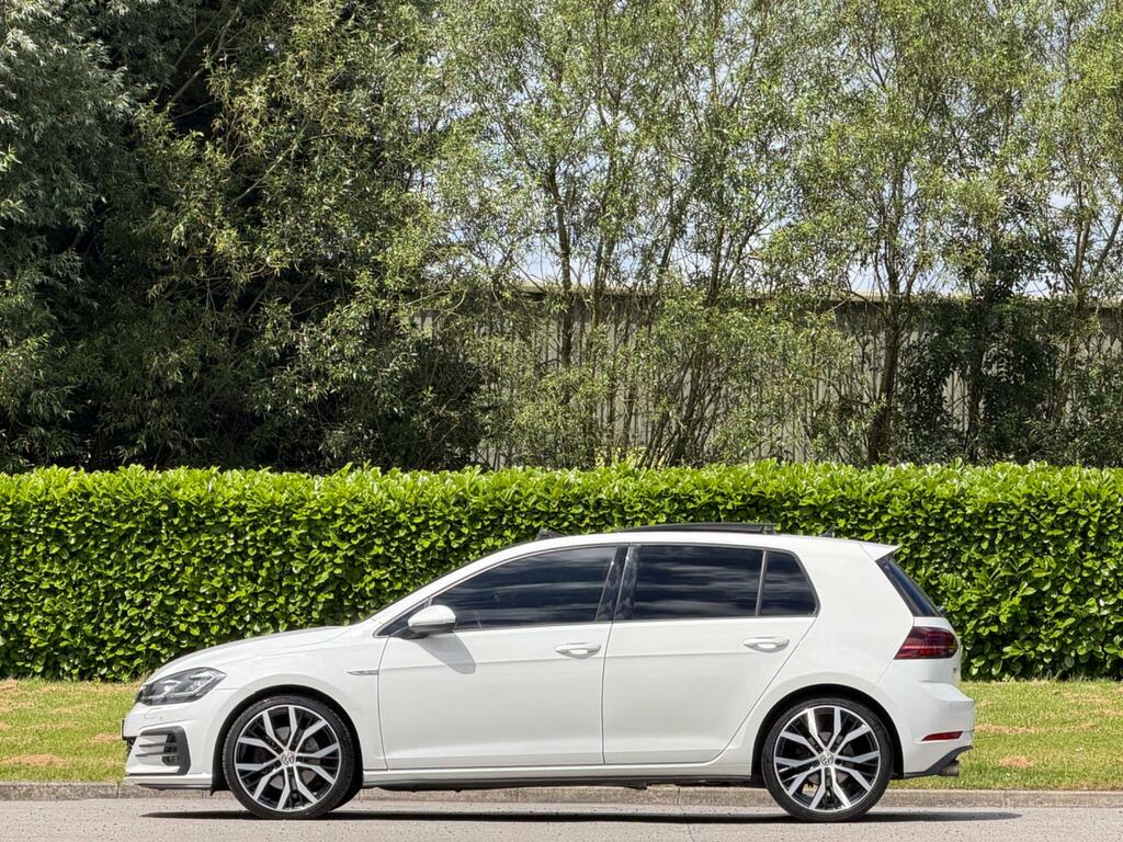 Volkswagen Golf Gtd White #4