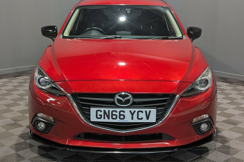 Mazda 3 2.0 Skyactiv-g Sport Black Hatchback Ma GN66YCV Red #5