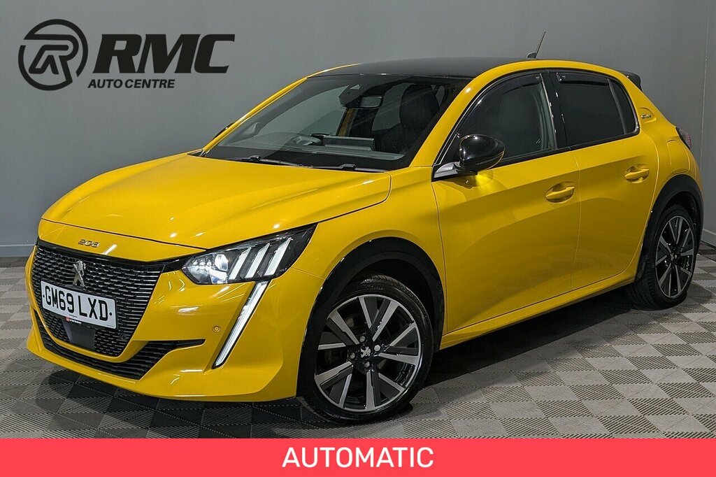 Peugeot 208 1.2 Puretech Gt Line Hatchback Eat Euro Yellow