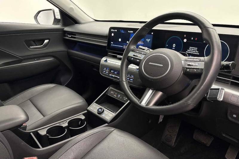 Hyundai Kona 1.6 Gdi Hybrid Ultimate Dct White #6