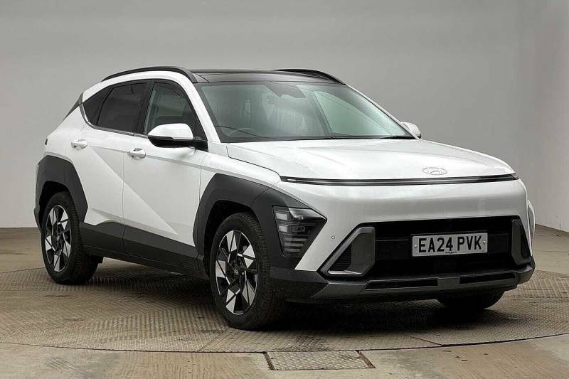 Hyundai Kona 1.6 Gdi Hybrid Ultimate Dct White