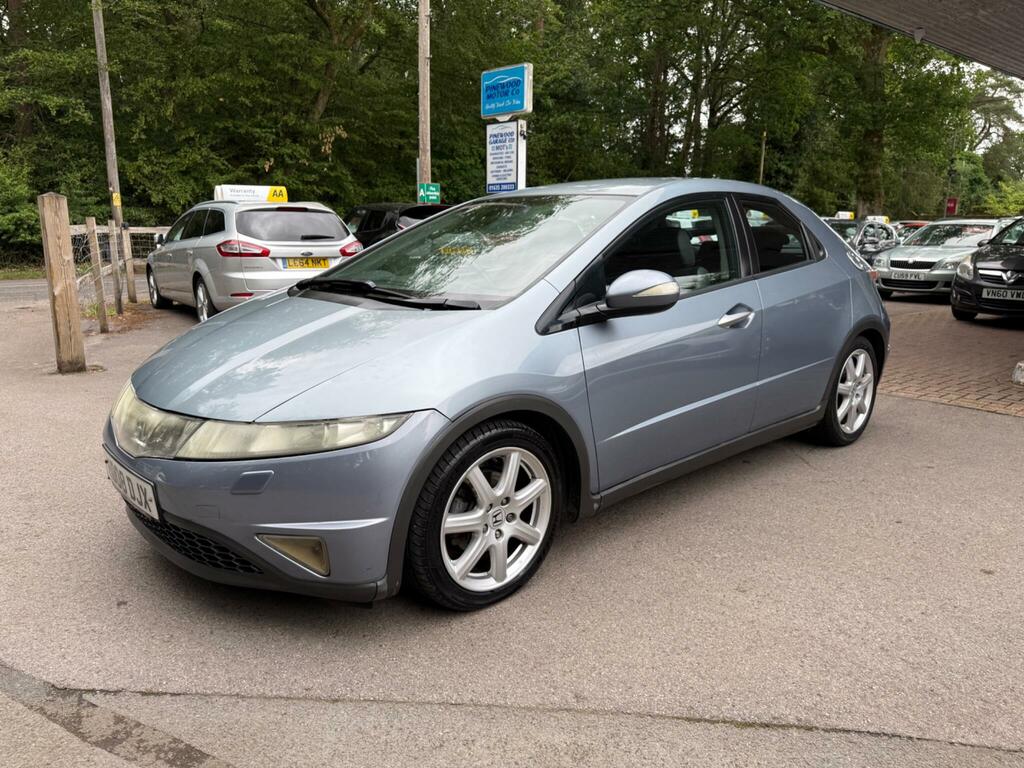 Honda Civic 1.8 I-vtec Ex I-shift HD08DJX Blue #3