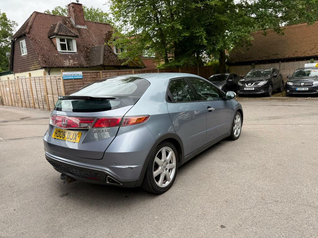 Honda Civic 1.8 I-vtec Ex I-shift HD08DJX Blue #4