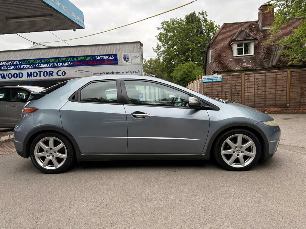 Honda Civic 1.8 I-vtec Ex I-shift HD08DJX Blue #5
