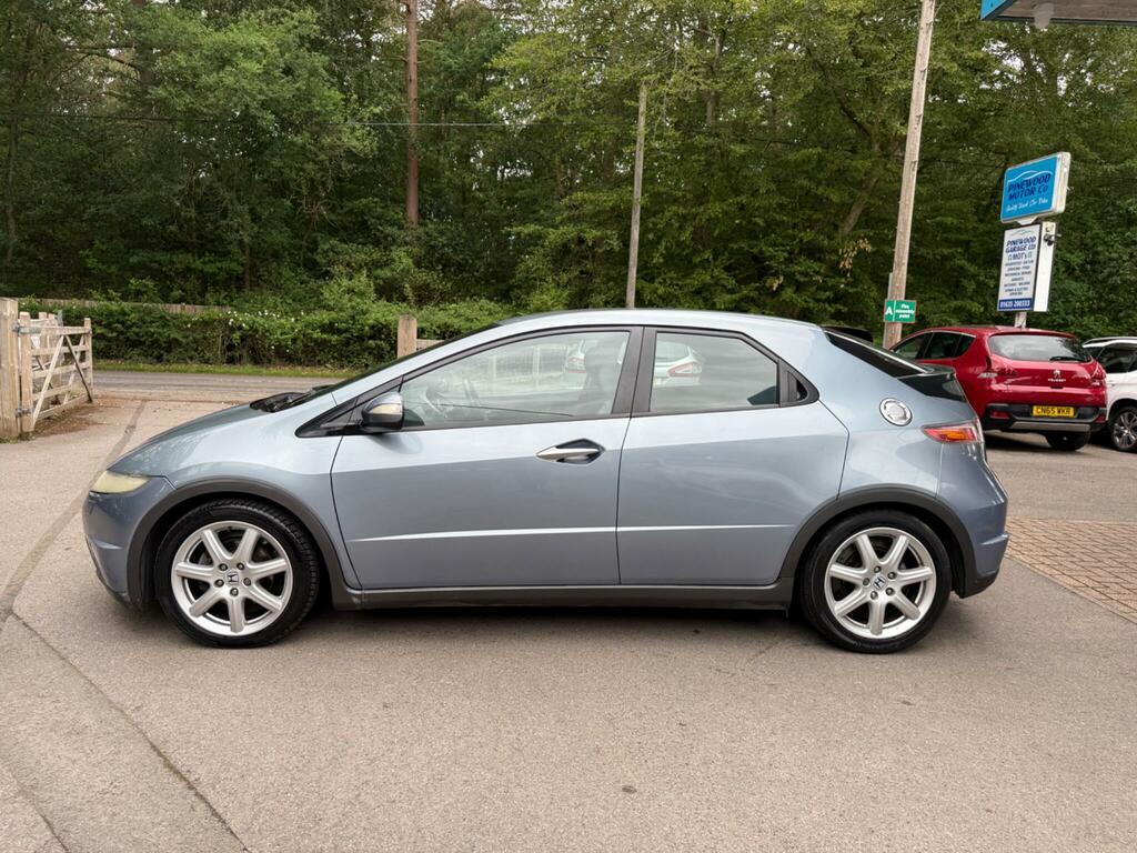 Honda Civic 1.8 I-vtec Ex I-shift HD08DJX Blue #6