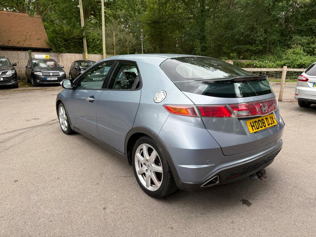 Honda Civic 1.8 I-vtec Ex I-shift HD08DJX Blue #2