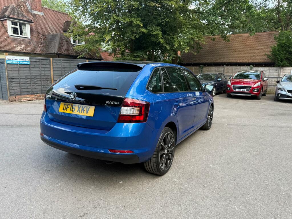 Skoda Rapid Spaceback 1.2 Tsi Se Sport Euro 6 S S Blue #4