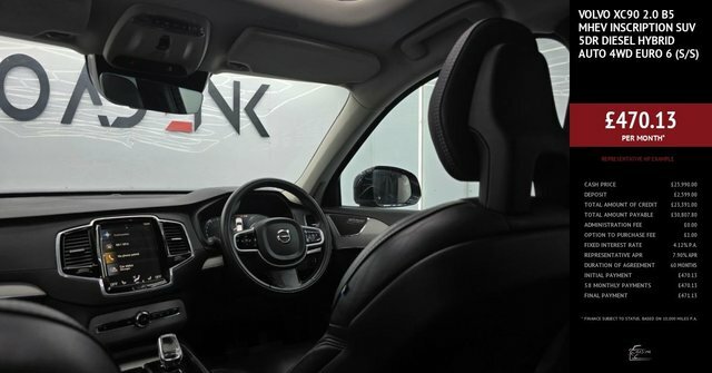 Volvo XC90 2.0 B5 Mhev Inscription Suv Hybrid HV70XCE Black #3