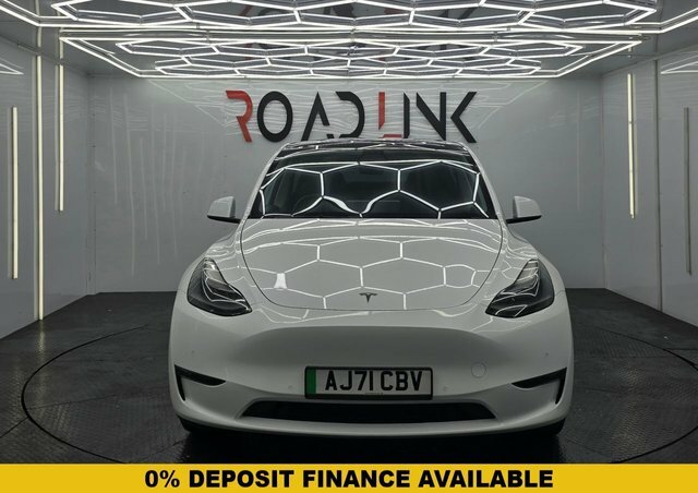 Tesla Model Y Dual Motor Long Range Suv 4Wde AJ71CBV White #5