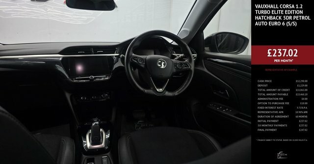 Vauxhall Corsa 1.2 Turbo Elite Edition Hatchback VN22WUH Grey #3
