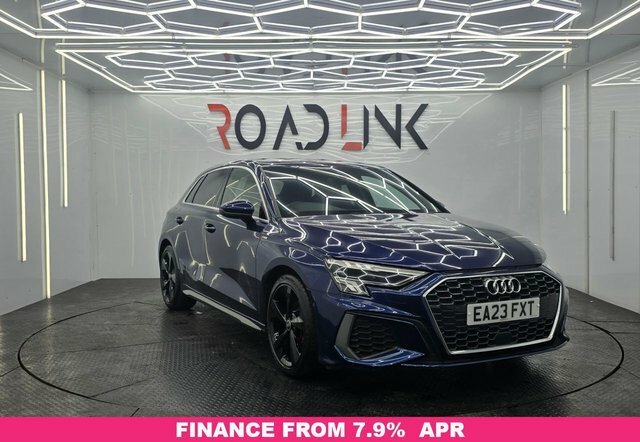 Audi A3 1.0 Tfsi 30 S Line Sportback S Tronic E Blue