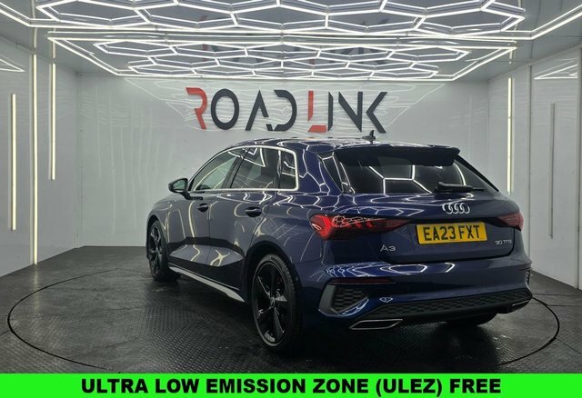 Audi A3 1.0 Tfsi 30 S Line Sportback S Tronic E EA23FXT Blue #2