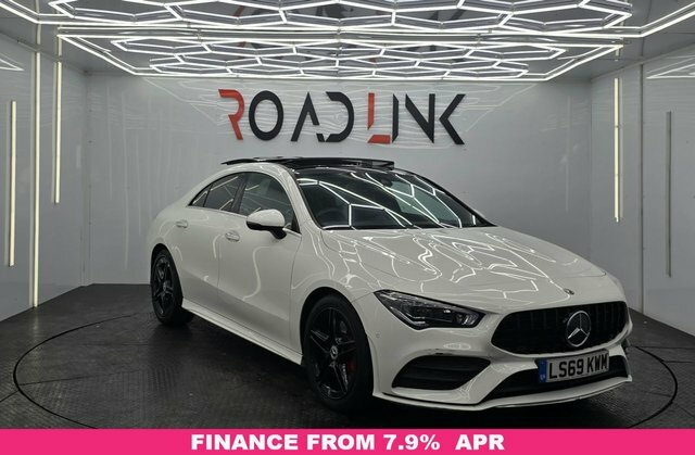 Mercedes-Benz CLA Class 2.0 Cla220 Amg Line Premium Plus Coupe Petro White