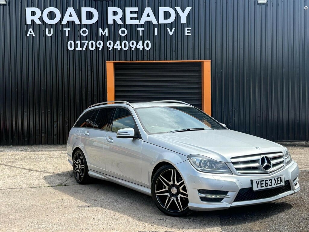 Mercedes-Benz C Class 2.1 C220 Cdi Amg Sport Plus G-tronic Euro 5 Ss Silver