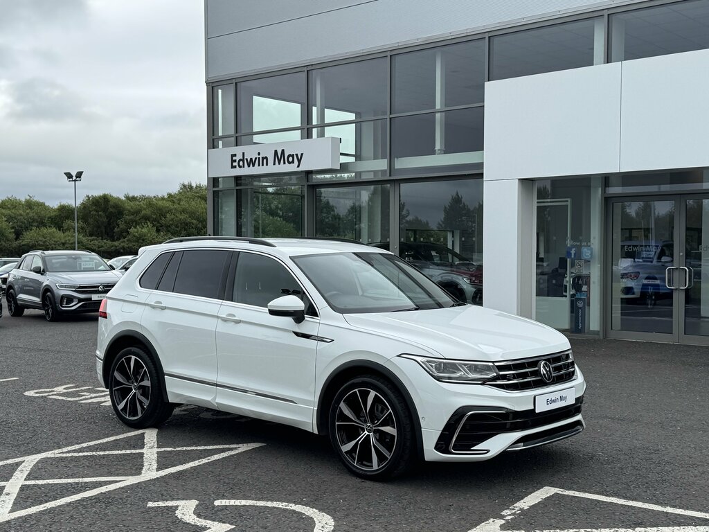 Volkswagen Tiguan 2023 Volkswagen Tiguan R-line 2.0 Tdi 150Ps Dsg White
