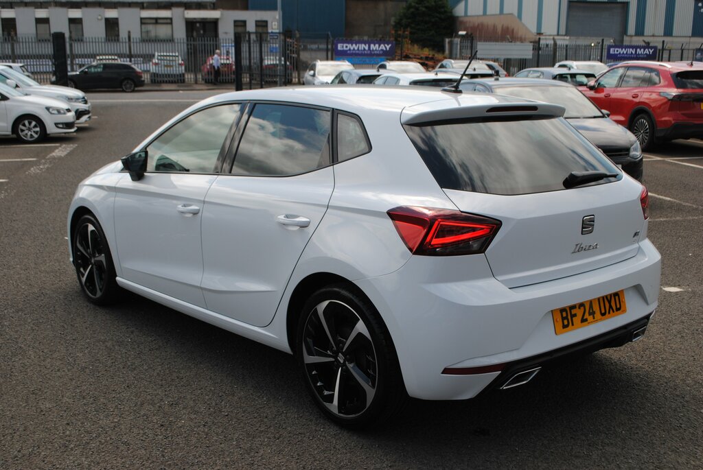Seat Ibiza 2024 Seat Ibiza 1.0 Tsi Fr Sport 95 BF24WXD White #6