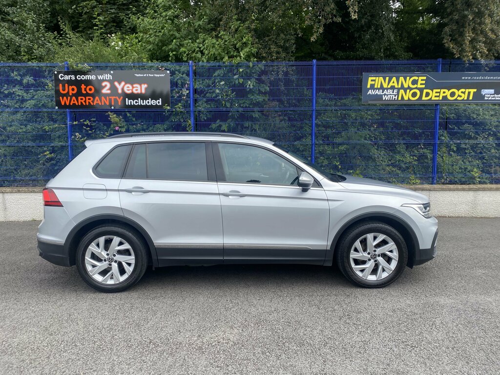 Volkswagen Tiguan 2021 Volkswagen Tiguan 2.0Tdi Life Dsg GL21FDO Silver #2