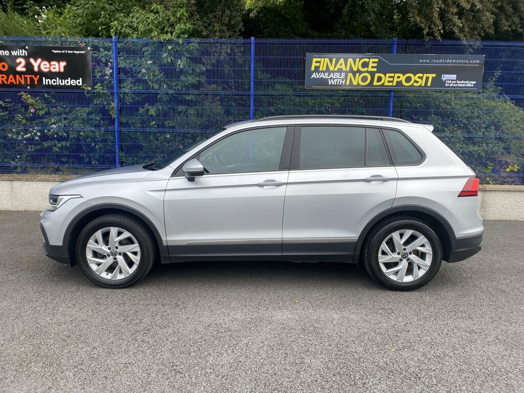 Volkswagen Tiguan 2021 Volkswagen Tiguan 2.0Tdi Life Dsg GL21FDO Silver #6