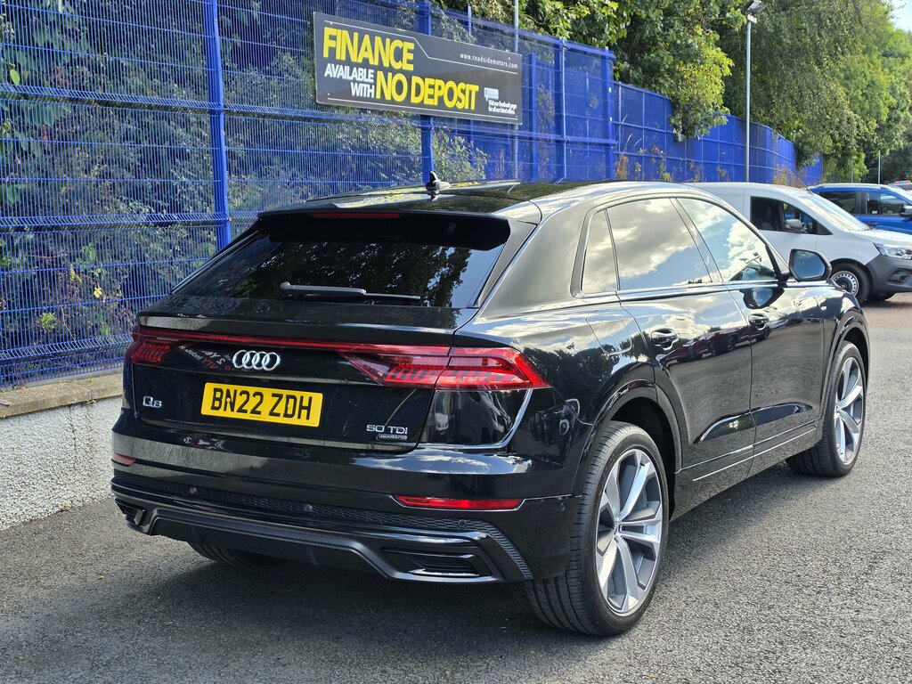 Audi Q8 2022 Audi Q8 50 Tdi Quattro Black Edition BN22ZDH Black #3