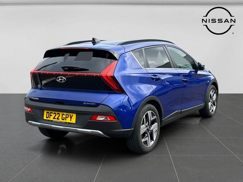 Hyundai Bayon 2022 Hyundai Bayon 1.0 T-gdi Premium Dct Mhev Blue #6