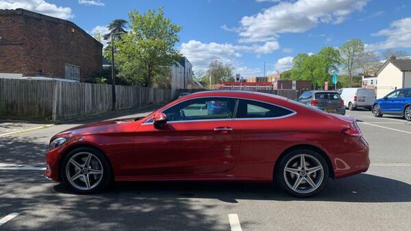 Mercedes-Benz C Class 2.1 C250d Amg Line Premium Plus Coupe KT17VWR Red #6