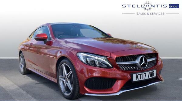 Mercedes-Benz C Class 2.1 C250d Amg Line Premium Plus Coupe Red