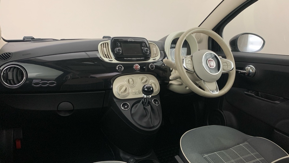 Fiat 500 1.2 Lounge Hatchback Euro 6 Ss Black #2