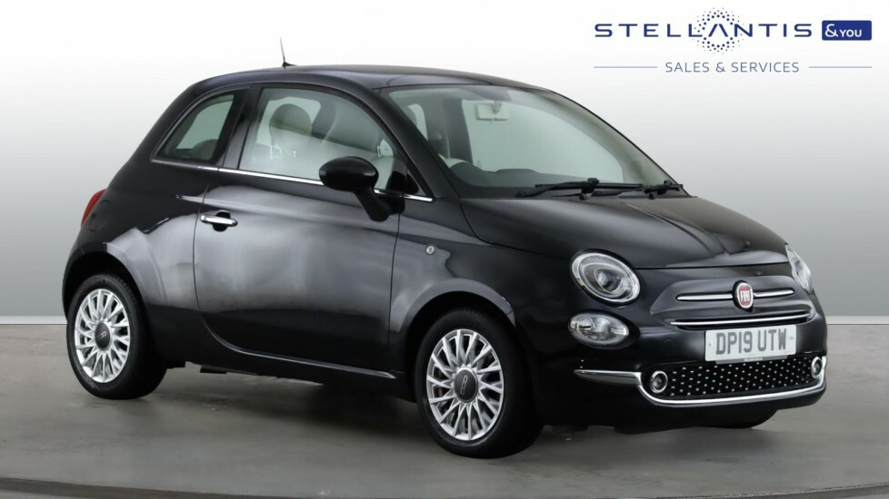Fiat 500 1.2 Lounge Hatchback Euro 6 Ss Black