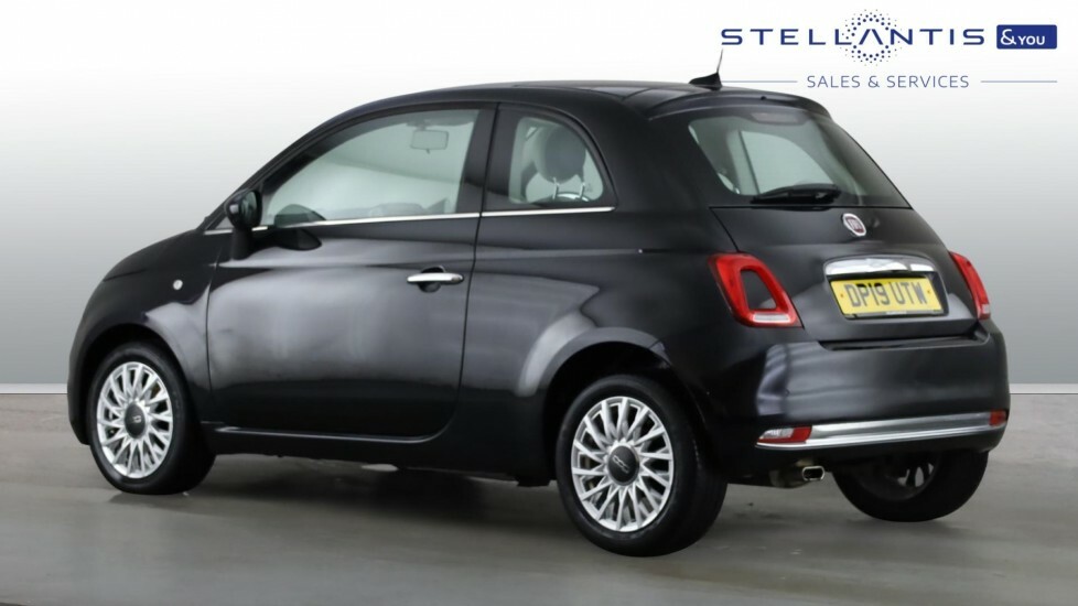 Fiat 500 1.2 Lounge Hatchback Euro 6 Ss Black #3
