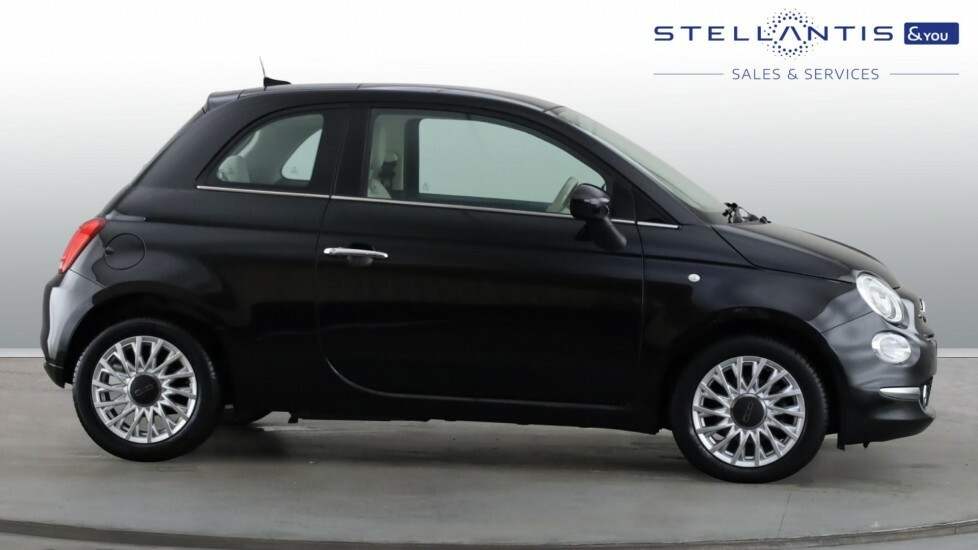 Fiat 500 1.2 Lounge Hatchback Euro 6 Ss Black #4
