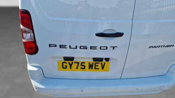 Peugeot Partner 1.5 Bluehdi 1000 Professional Standard Panel Van E White #34