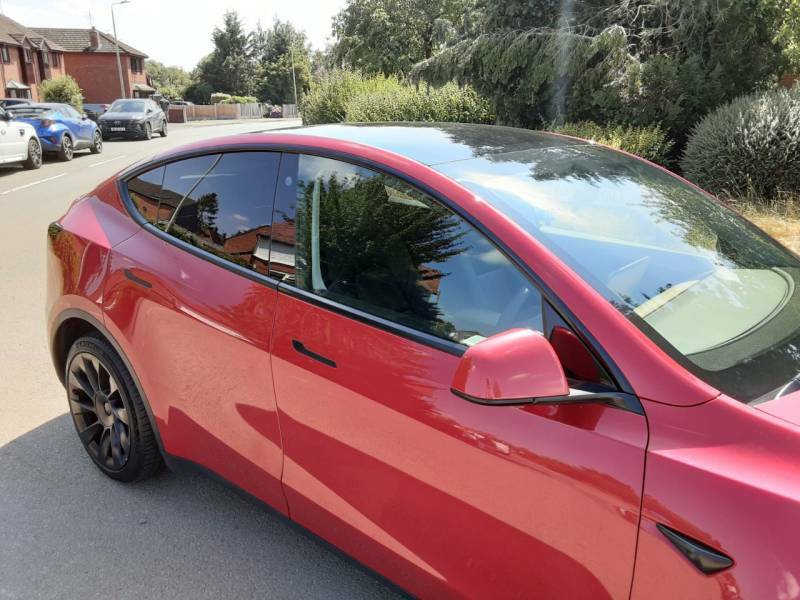 Tesla Model Y Long Range Awd Red #5