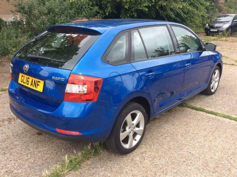 Skoda Rapid 1.2 Tsi Se Tech Blue #5
