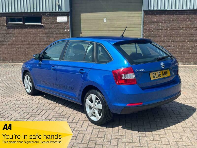 Skoda Rapid 1.2 Tsi Se Tech Blue #4