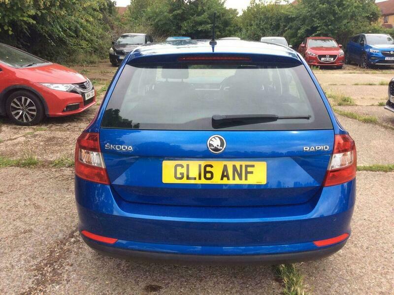 Skoda Rapid 1.2 Tsi Se Tech Blue #4